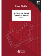 Предварительный просмотр 1 страницы TV One S2-101A Operation Manual