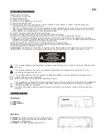 Предварительный просмотр 2 страницы TV Star T2 517 Short User Manual