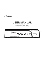 TV Star T2 525 HD USB PVR User Manual preview