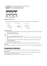 Предварительный просмотр 6 страницы TV Star T7200 CX HD User Manual