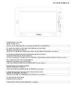 Preview for 1 page of TV Star T9 HD LCD Short User Manual