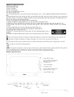 Preview for 2 page of TV Star T9 HD LCD Short User Manual