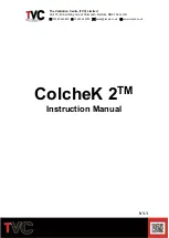 TVC ColcheK 2 Instruction Manual предпросмотр