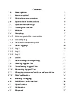 Предварительный просмотр 2 страницы TVC HPM-01 Instruction Manual