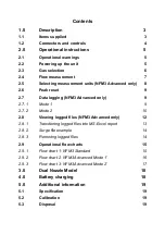 Предварительный просмотр 2 страницы TVC NFM3 Instruction Manual