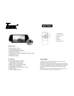 Preview for 2 page of Tview RV725C User Manual