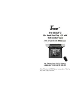 Tview T1048DVFD Instruction Manual preview