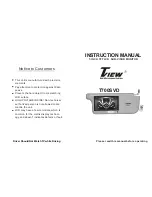 Preview for 1 page of Tview T700SVD Instruction Manual