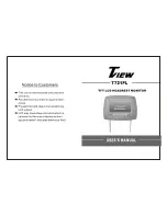 Tview T721PL User Manual preview