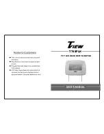 Tview T788PLH User Manual preview