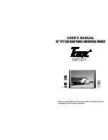 Tview TRP1577 User Manual preview