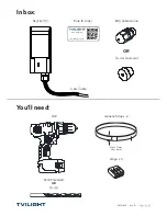 Preview for 4 page of TVILIGHT SkyLite V3.1 External Installation Manual