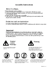 Предварительный просмотр 2 страницы TVILUM 97243 Instruction Booklet