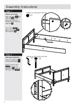 Preview for 8 page of TVILUM Canterbury 5Ft Bed 532/6662 Assembly Instructions Manual