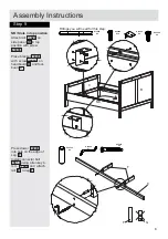 Preview for 9 page of TVILUM Canterbury 5Ft Bed 532/6662 Assembly Instructions Manual