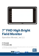 TVLogic F-7H mk2 Operation Manual preview