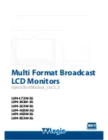 Preview for 1 page of TVLogic LVM-173W-3G Operation Manual