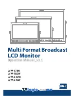 Предварительный просмотр 1 страницы TVLogic LVM-176W Operation Manual