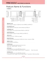 Предварительный просмотр 6 страницы TVLogic PRM-502LE User Manual