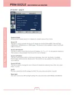 Предварительный просмотр 12 страницы TVLogic PRM-502LE User Manual