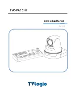 TVLogic TVC-FA301N Installation Manual предпросмотр