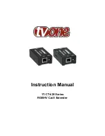 Preview for 1 page of Tvone 1T-CT-420 Series Instruction Manual