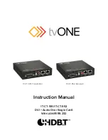 Preview for 1 page of Tvone 1T-CT-551 Instruction Manual