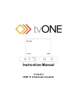 Preview for 1 page of Tvone 1T-DA-672 Instruction Manual