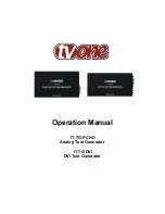 Tvone 1T-TG-DVI Operation Manual preview