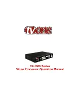 Tvone C2-1000 Series Operation Manual preview