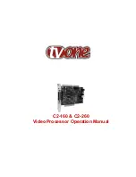 Предварительный просмотр 1 страницы Tvone C2-160 Operation Manual