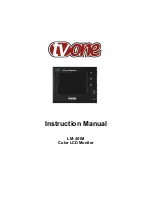 Preview for 1 page of Tvone LM-401M Instruction Manual