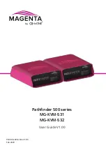 Tvone MAGENTA Pathfinder 500 Series User Manual preview