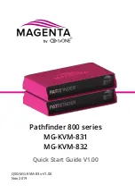 Tvone MAGENTA Pathfinder 800 Series Quick Start Manual preview