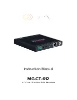 Preview for 1 page of Tvone MG-CT-612 Instruction Manual