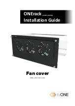 Tvone ONErack Fan Cover Installation Manual preview