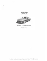 Preview for 1 page of TVR Cerbera Service/Workshop Manual