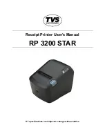 Preview for 1 page of TVS electronics RP 3200 STAR User Manual