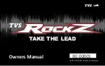 TVS Rockz Installer'S & Owner'S Manual preview