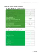 Preview for 46 page of TVU networks One TM1000 v2 Set Up And Operating Manual