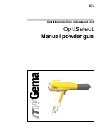 Предварительный просмотр 1 страницы TW Gema OptiSelect Operating & Parts Manual