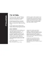 Preview for 14 page of TW Steel canteen automatic User Manual