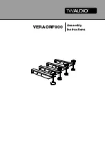 Preview for 1 page of twaudio VERA ORF900 Assembly Instructions Manual