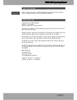 Preview for 3 page of twaudio VERA S33 Operating Manual