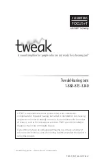 Preview for 17 page of tweak FOCUS+T Instruction Manual