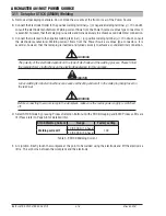 Предварительный просмотр 46 страницы Tweco ARCMASTER 401MST Operating Manual