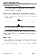 Предварительный просмотр 48 страницы Tweco ARCMASTER 401MST Operating Manual