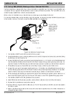 Предварительный просмотр 56 страницы Tweco FABRICATOR 252i Operating Manual