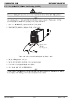 Предварительный просмотр 60 страницы Tweco FABRICATOR 252i Operating Manual