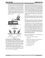 Предварительный просмотр 63 страницы Tweco FABRICATOR 252i Operating Manual